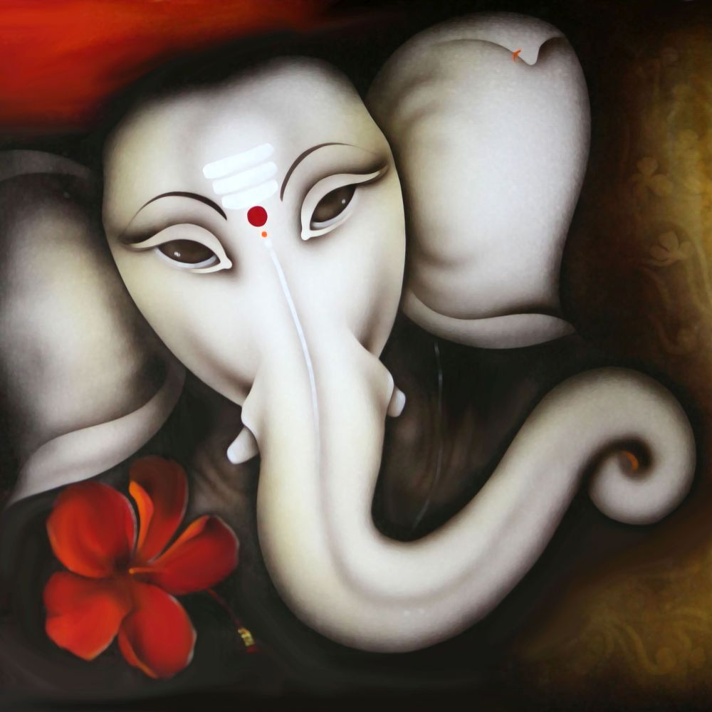 White Ganesha