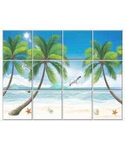 Beach Wall Tiles #080 - Ceramic, Digital Wall Tiles