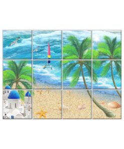 Beach Wall Tiles #082 - Ceramic, Digital Wall Tiles