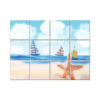 Beach Wall Tiles #095 - Ceramic, Digital Wall Tiles