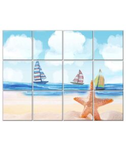 Beach Wall Tiles #095 - Ceramic, Digital Wall Tiles
