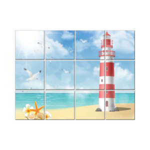 Beach Wall Tiles #096 - Ceramic, Digital Wall Tiles