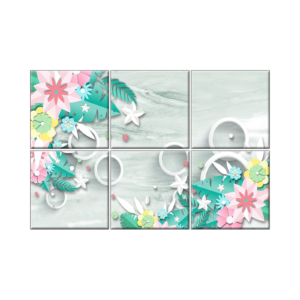NISH! Tropical Wall Tiles #025 - Ceramic, Digital Poster Tiles