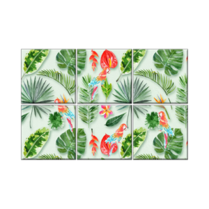 NISH! Tropical Wall Tiles #026 - Ceramic, Digital Poster Tiles