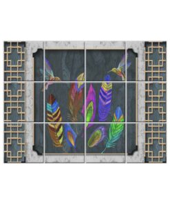 NISH! Bird Wall Tiles #014 - Ceramic, Digital Wall Tiles