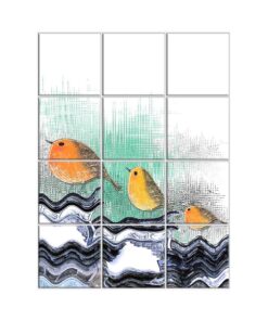 NISH! Bird Wall Tiles #515 - Ceramic, Digital Wall Tiles