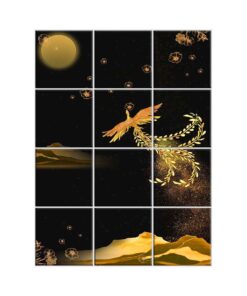 NISH! Bird Wall Tiles #516 - Ceramic, Digital Wall Tiles