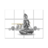 NISH! Buddha Wall Tiles #056 - Ceramic, Digital Poster Wall Tiles