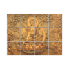 NISH! Buddha Wall Tiles #076 - Ceramic, Digital Poster Wall Tiles