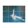 NISH! Dolphin Wall Tiles #050 - Ceramic, Digital Poster Wall Tiles