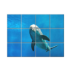 NISH! Dolphin Wall Tiles #067 - Ceramic, Digital Poster Wall Tiles