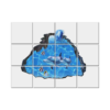NISH! 3D Dolphin Floor Tiles #083 - Ceramic, Digital Floor Tiles