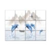 NISH! Dolphin Wall Tiles #084 - Ceramic, Digital Poster Wall Tiles