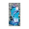 NISH! 3D Dolphin Floor Tiles #500 - Ceramic, Digital Floor Tiles