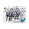NISH! Elephant Wall Tiles #012 - Ceramic, Digital Poster Tiles