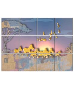 Forest Scenery Wall Tiles #056 - Ceramic, Digital Wall Tiles