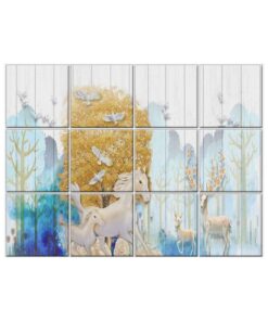 Forest Scenery Wall Tiles #057 - Ceramic, Digital Wall Tiles