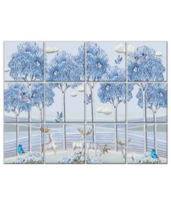 Forest Scenery Wall Tiles #059 - Ceramic, Digital Wall Tiles