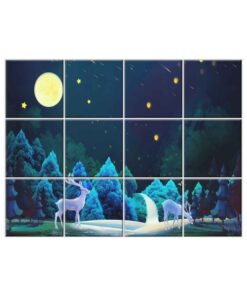 Forest Scenery Wall Tiles #063 - Ceramic, Digital Wall Tiles