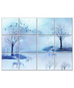 Forest Scenery Wall Tiles #068 - Ceramic, Digital Wall Tiles