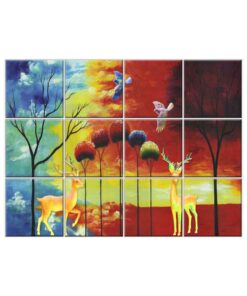 Forest Scenery Wall Tiles #073 - Ceramic, Digital Wall Tiles