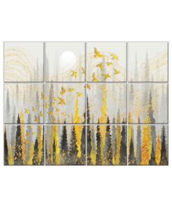 Forest Scenery Wall Tiles #077 - Ceramic, Digital Wall Tiles