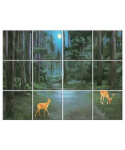 Forest Scenery Wall Tiles #080 - Ceramic, Digital Wall Tiles