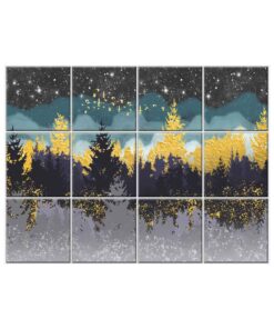 Forest Scenery Wall Tiles #086 - Ceramic, Digital Wall Tiles
