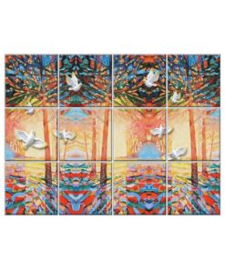 Forest Scenery Wall Tiles #088 - Ceramic, Digital Wall Tiles