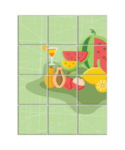 Fruit Wall Tiles #025 - Ceramic, Digital Wall Tiles