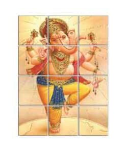 Ganesha Wall Tiles #018 - Ceramic, Digital Wall Tiles