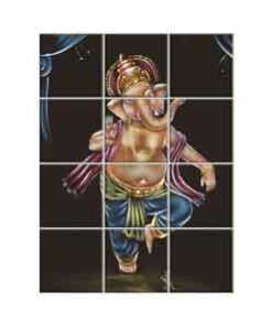 Ganesha Wall Tiles #030 - Ceramic, Digital Wall Tiles