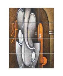 Ganesha Wall Tiles #040 - Ceramic, Digital Wall Tiles
