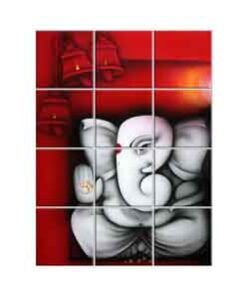 Ganesha Wall Tiles #042 - Ceramic, Digital Wall Tiles