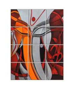 Ganesha Wall Tiles #047 - Ceramic, Digital Wall Tiles