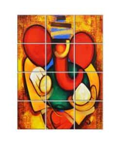 Ganesha Wall Tiles #049 - Ceramic, Digital Wall Tiles