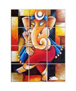 Ganesha Wall Tiles #055 - Ceramic, Digital Wall Tiles