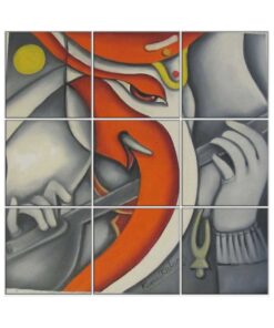 Ganesha Wall Tiles #057 - Ceramic, Digital Wall Tiles