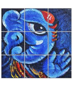 Ganesha Wall Tiles #061 - Ceramic, Digital Wall Tiles