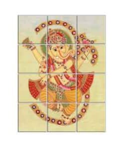 Ganesha Wall Tiles #063 - Ceramic, Digital Wall Tiles