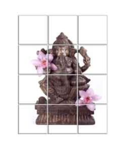 Ganesha Wall Tiles #072 - Ceramic, Digital Wall Tiles