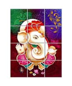 Ganesha Wall Tiles #077 - Ceramic, Digital Wall Tiles