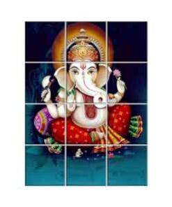 Ganesha Wall Tiles #081 - Ceramic, Digital Wall Tiles