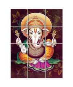 Ganesha Wall Tiles #096 - Ceramic, Digital Wall Tiles