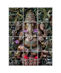 Ganesha Wall Tiles #099 - Ceramic, Digital Wall Tiles