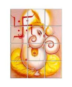 Ganesha Wall Tiles #127 - Ceramic, Digital Wall Tiles