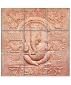 Ganesha Wall Tiles #134 - Ceramic, Digital Wall Tiles