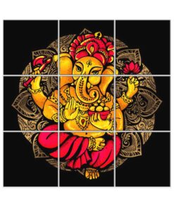 Ganesha Wall Tiles #140 - Ceramic, Digital Wall Tiles