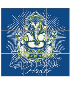 Ganesha Wall Tiles #141 - Ceramic, Digital Wall Tiles