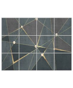 NISH! Geometric Wall Tiles #015 - Ceramic, Digital Poster Tiles